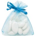 Sachet Organdi uni Turquoise Sachet de  piees 