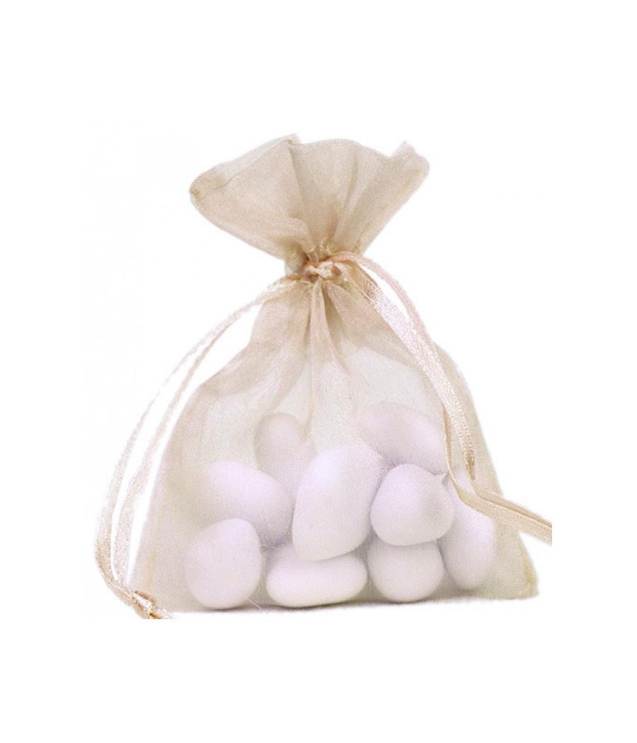 Sachet Organdi uni Taupe Sachet de  piees 