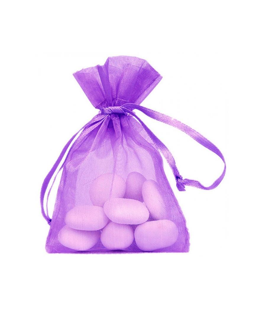 Sachet Organdi uni Prune