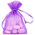 Sachet Organdi uni Prune