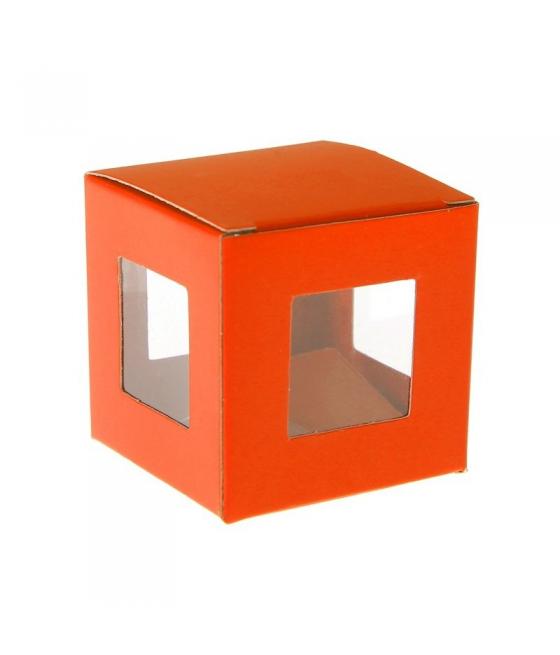 Boîte carrée Orange (Sachet de 6 pièces)