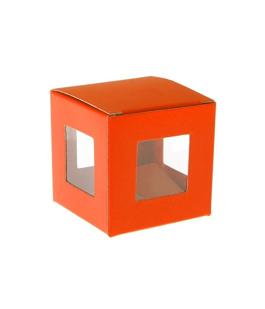 Boîte carrée Orange (Sachet de 6 pièces)