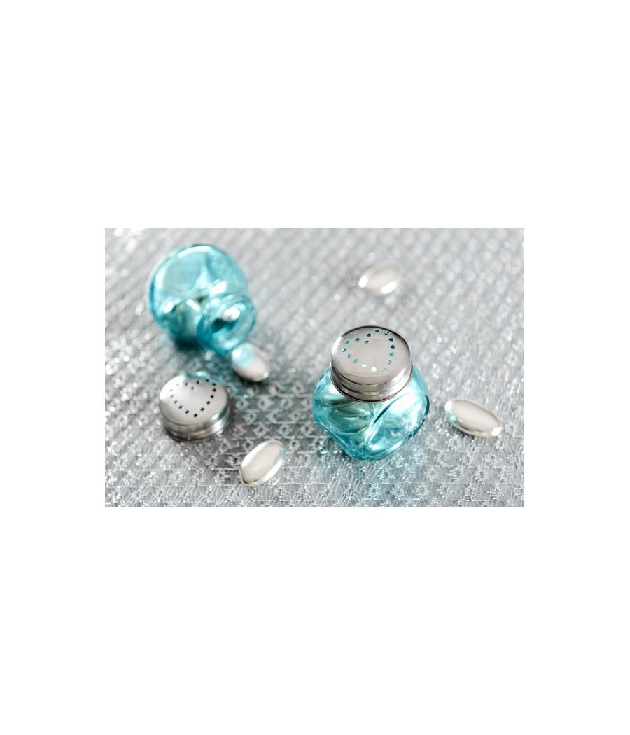 Pot rond Turquoise (Boîte de 2 pièces)