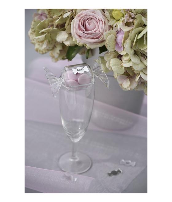 Boîte bonbon rectangulaire Transparent (Sachet de 4 pièces)