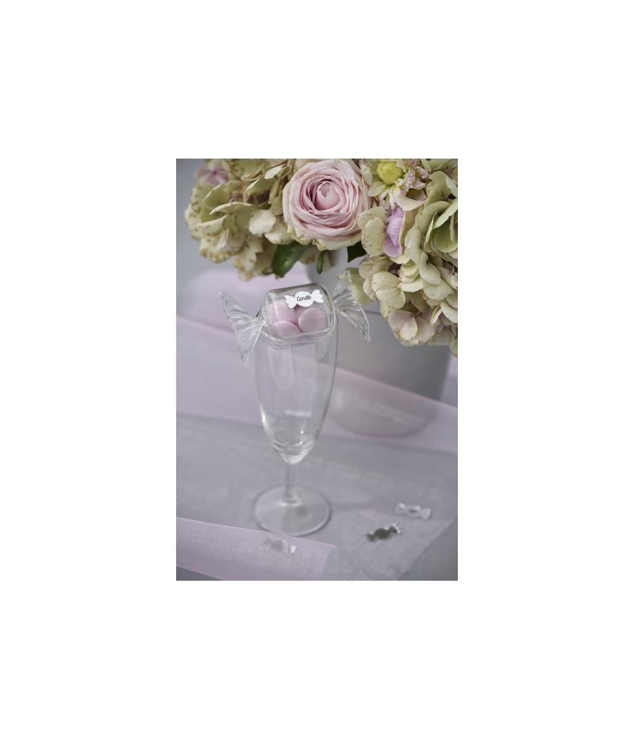 Boîte bonbon rectangulaire Transparent (Sachet de 4 pièces)