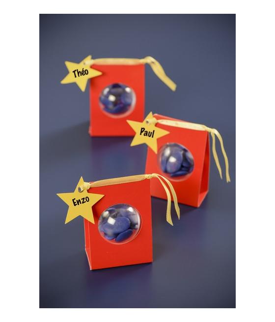 Boule transparente Sachet de  piees 