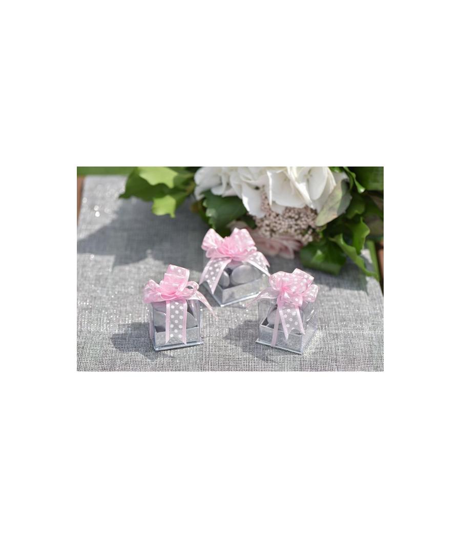 BoÃ®te Cube Fuchsia Sachet de  piees 