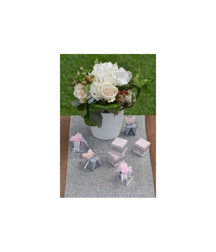 BoÃ®te Cube Fuchsia Sachet de  piees 