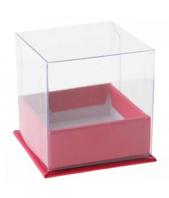 BoÃ®te Cube Fuchsia Sachet de  piees 