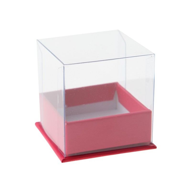 BoÃ®te Cube Fuchsia Sachet de  piees 