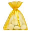 Sachet Organdi uni Jaune (Sachet de 10 pièces)