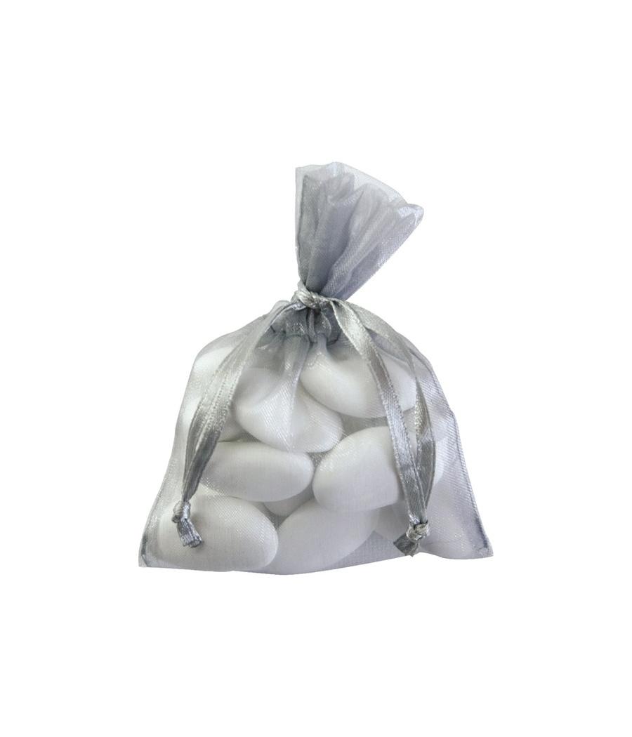 Sachet Organdi uni Gris (Sachet de 10 pièces)