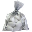 Sachet Organdi uni Gris (Sachet de 10 pièces)