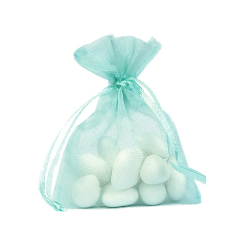 Sachet Organdi uni Mint (Sachet de 10 pièces)