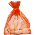 Sachet Organdi uni Orange (Sachet de 10 pièces)