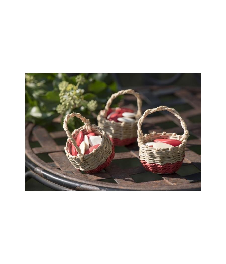 Petit panier Rouge La piee