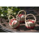 Petit panier Rouge La piee