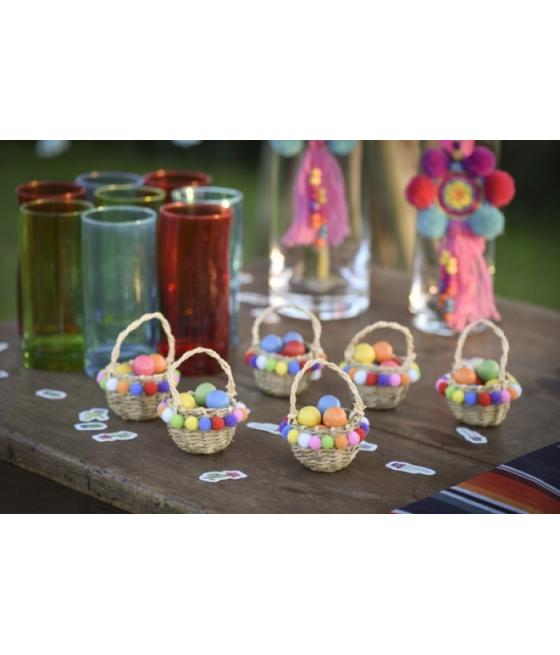 Petit panier Mexique Multicolore