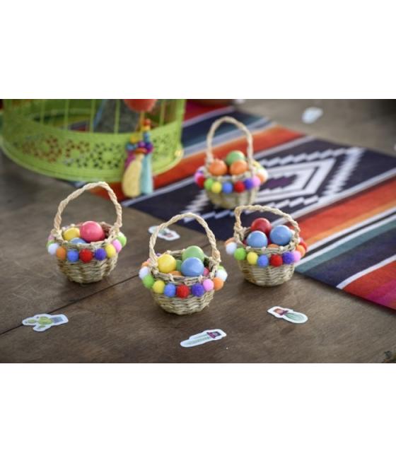 Petit panier Mexique Multicolore