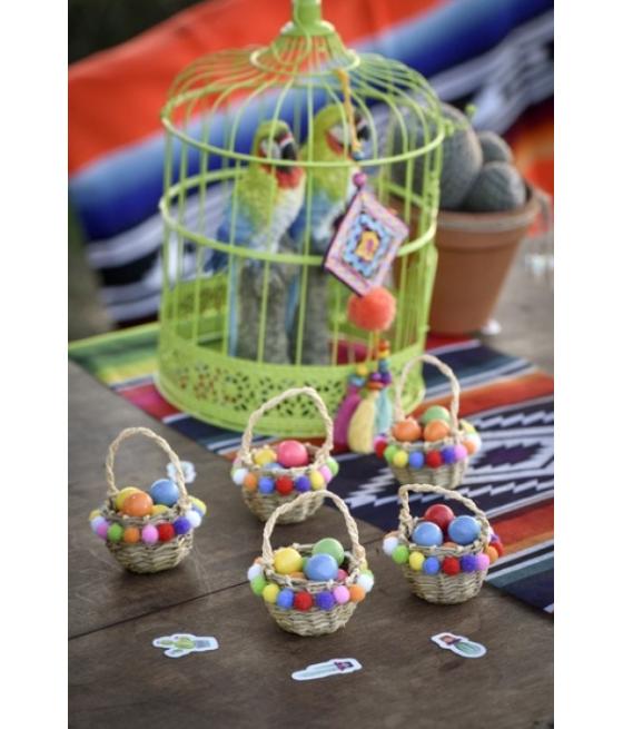 Petit panier Mexique Multicolore