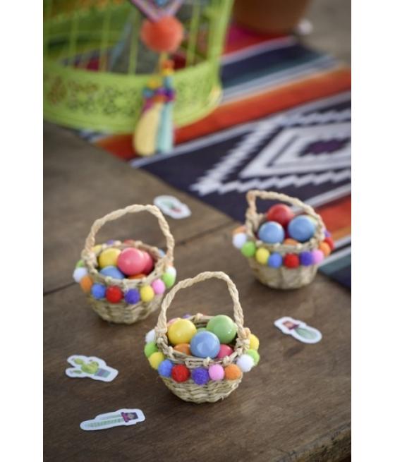 Petit panier Mexique Multicolore