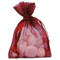 Sachet Organdi uni Bordeaux (Sachet de 10 pièces)