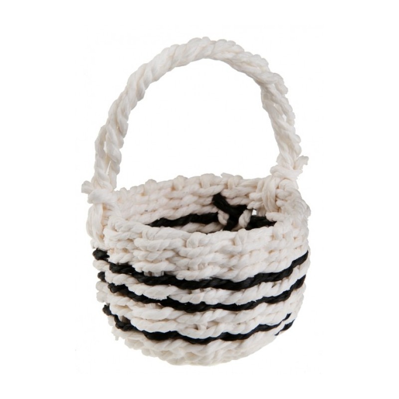 Petit panier Ethnique Blanc