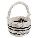 Petit panier Ethnique Blanc