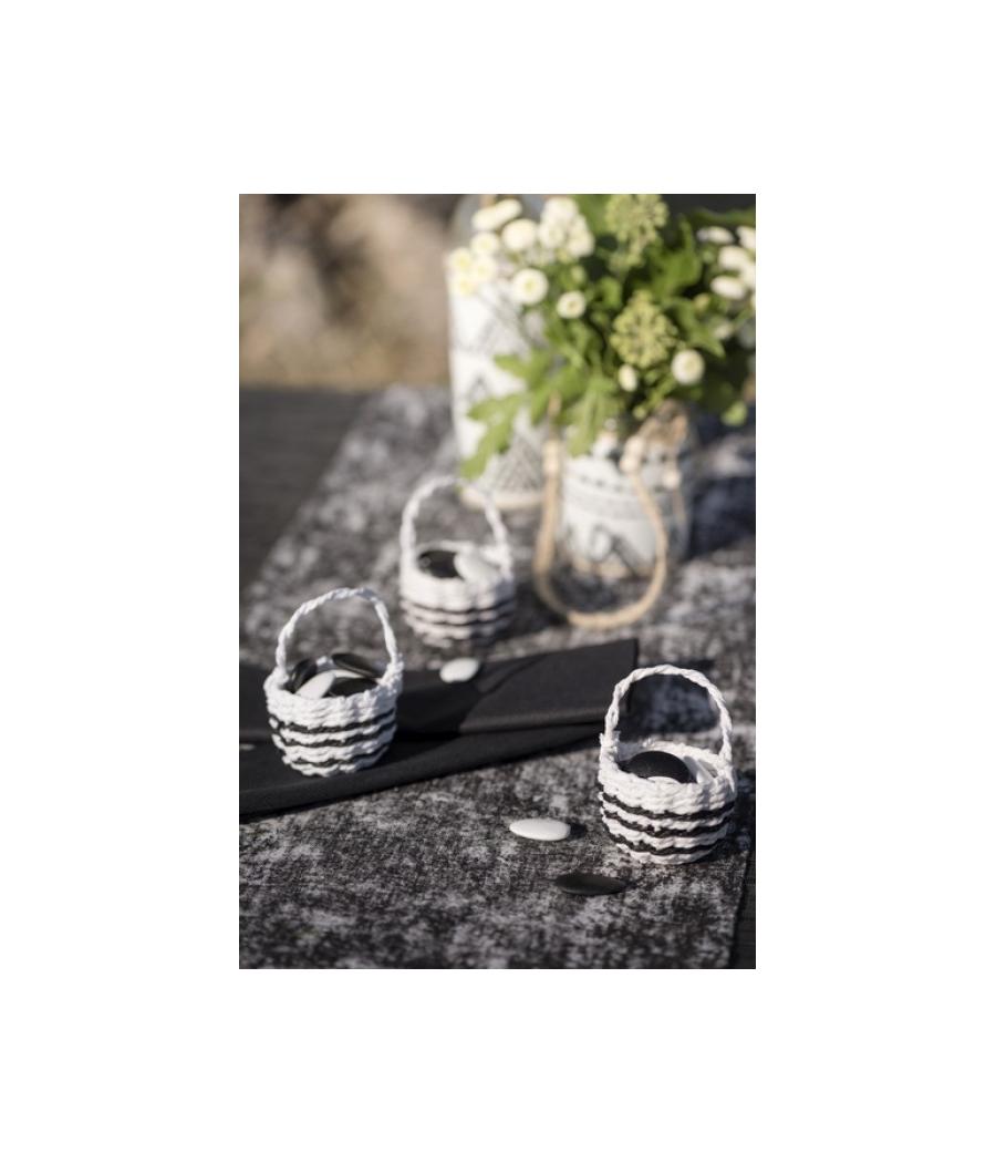 Petit panier Ethnique Blanc