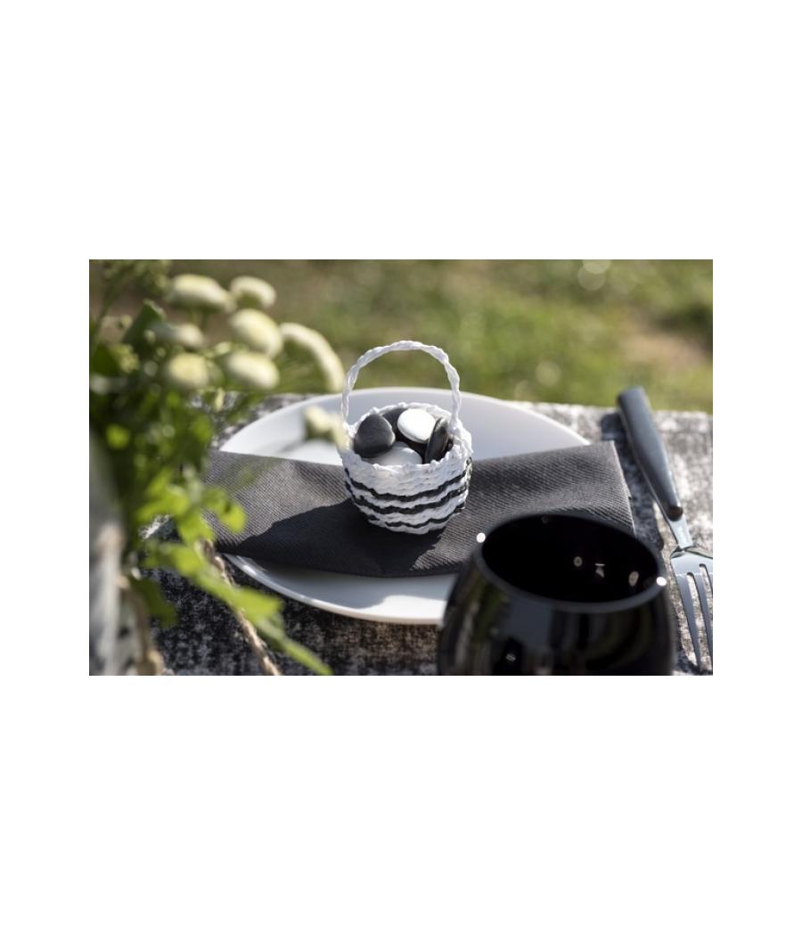 Petit panier Ethnique Blanc