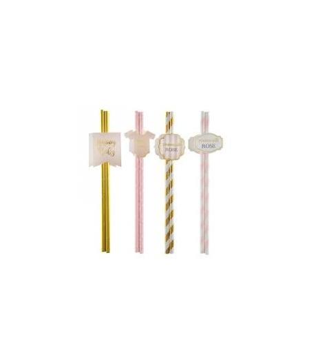 Paille baby shower  piees 