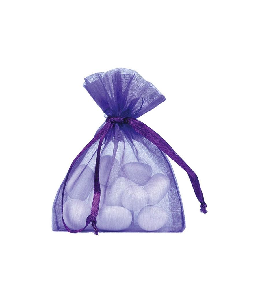 Sachet Organdi uni Violet (Sachet de 10 pièces)
