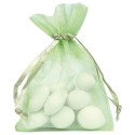Sachet Organdi uni Vert (Sachet de 10 pièces)