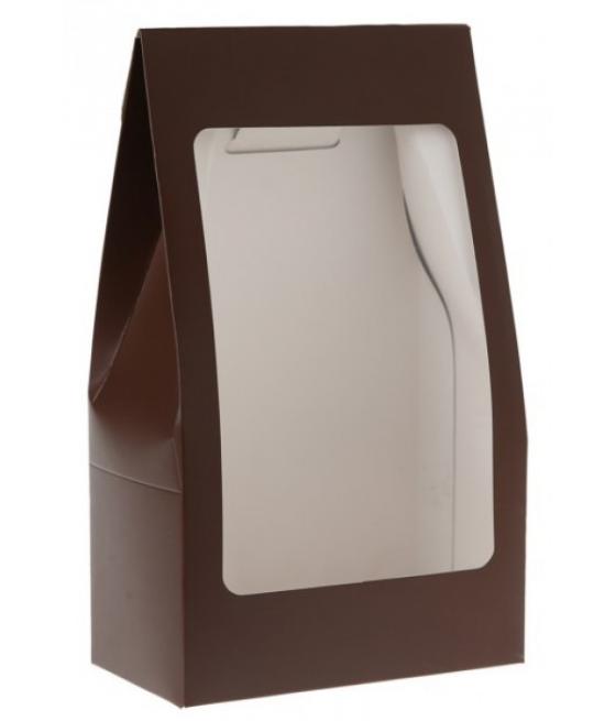 Pochette unie Chocolat BoÃ®te de  piees 