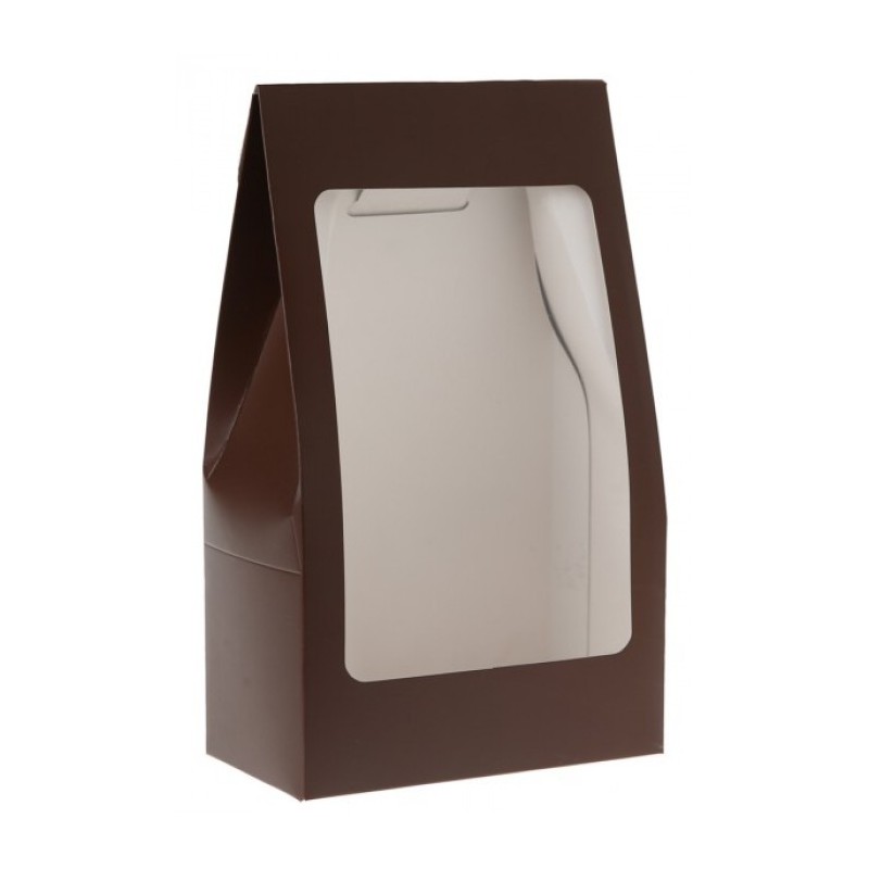 Pochette unie Chocolat BoÃ®te de  piees 