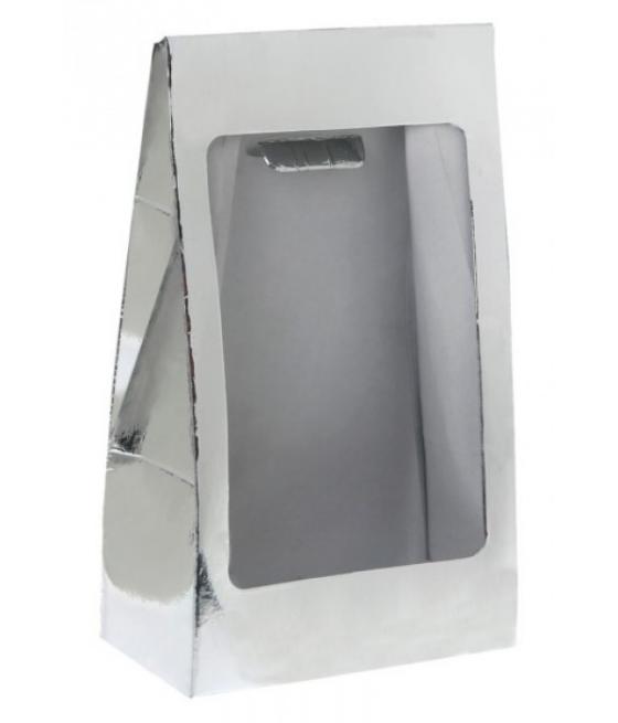 Pochette unie Argent BoÃ®te de  piees 