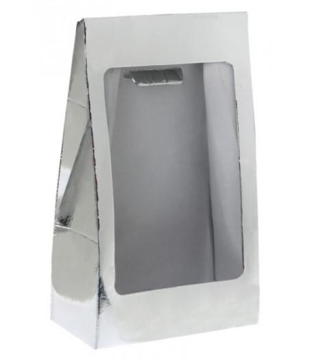 Pochette unie Argent BoÃ®te de  piees 