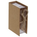 Boîte livre Kraft (Sachet de 4 pièces)