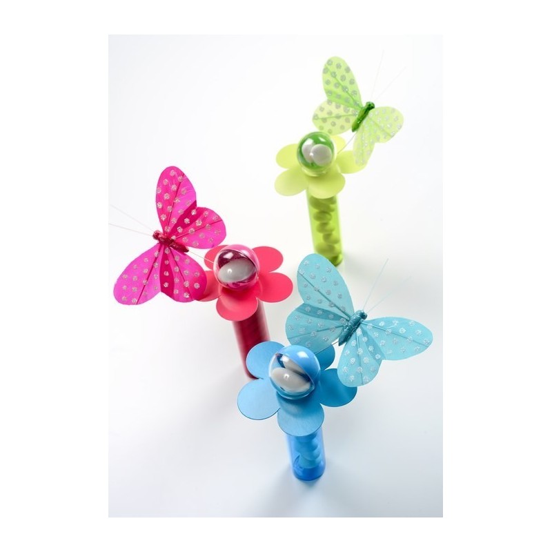 Marque-place fleur Blanc Sachet de  piees 