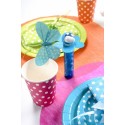 Marque-place fleur Turquoise Sachet de  piees 