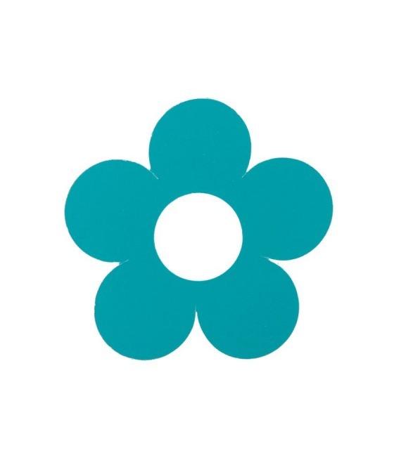 Marque-place fleur Turquoise Sachet de  piees 