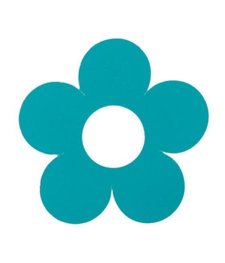 Marque-place fleur Turquoise Sachet de  piees 