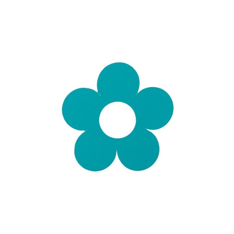 Marque-place fleur Turquoise Sachet de  piees 