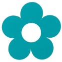 Marque-place fleur Turquoise Sachet de  piees 