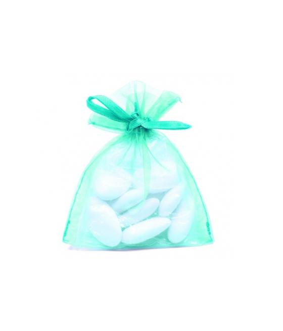 10 sachets en organza Jade