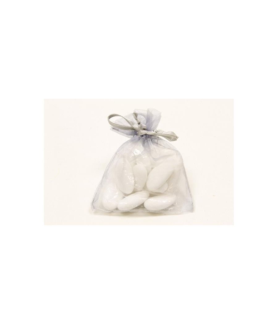  sachets en organza Gris 
