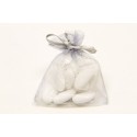  sachets en organza Gris 