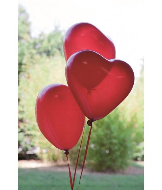 Ballon opaque en forme de coeur