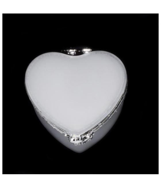 12 contenants cœur miroir