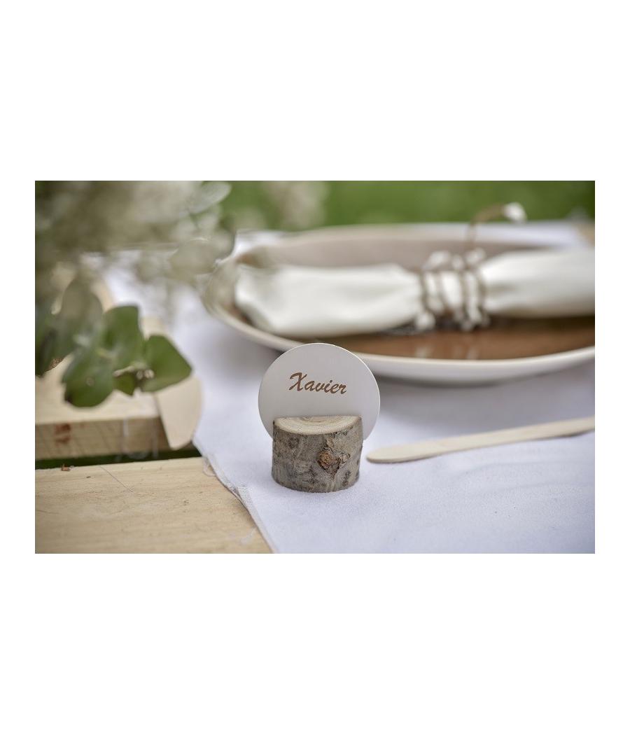 Marque place en bois (x 2)